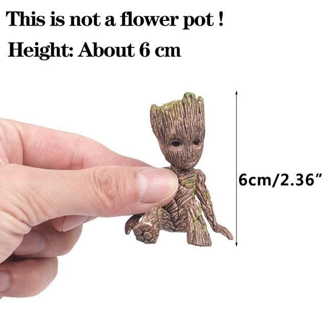 Miniature Model Creative Groot Flower Pot